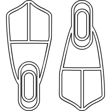 Bir çift dürbünün vektör çizimi