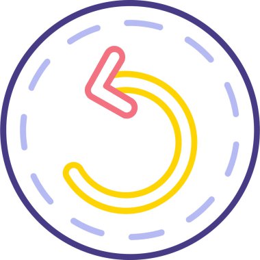 Bir simgenin vektör illüstrasyonu