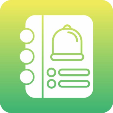 Gıda simgesinin vektör illüstrasyonu