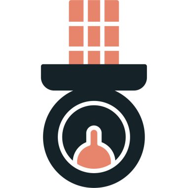 Bomba. Web simgesi basit illüstrasyon