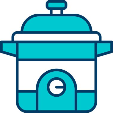 Çaydanlık. Web simgesi basit tasarım