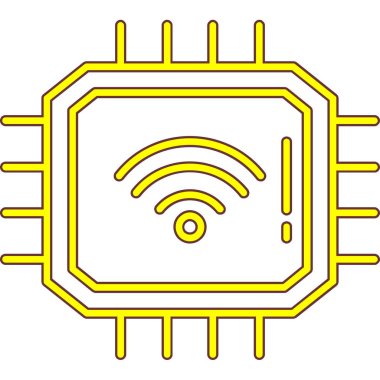 devre kartı simgesi vektör illüstrasyonu
