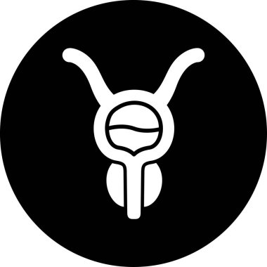 Taşaklı bir kadının vektör çizimi