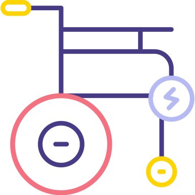 Fiş. Web simgesi basit illüstrasyon