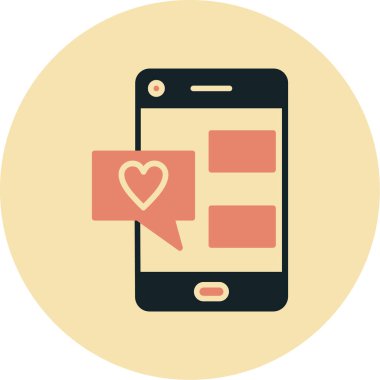 ileti simgesi, vektör illüstrasyonu