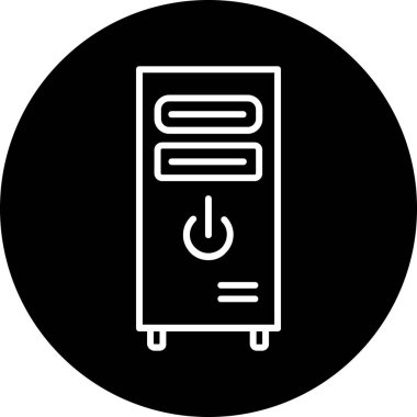 Modern bir simgenin vektör illüstrasyonu