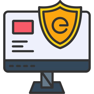 İnternet güvenliği. Basit illüstrasyon