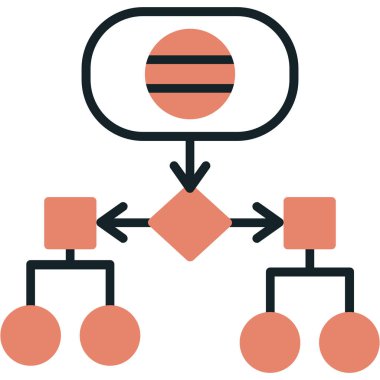 şebeke. Web simgesi basit illüstrasyon