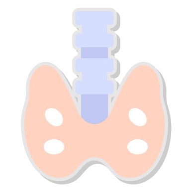 Beyaz arka planda bebek oyuncağı, illüstrasyon, vektör.