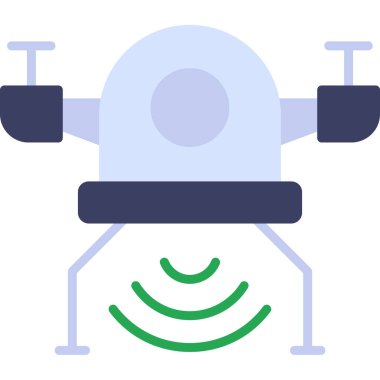 Kapalı devre televizyon. Web simgesi basit illüstrasyon