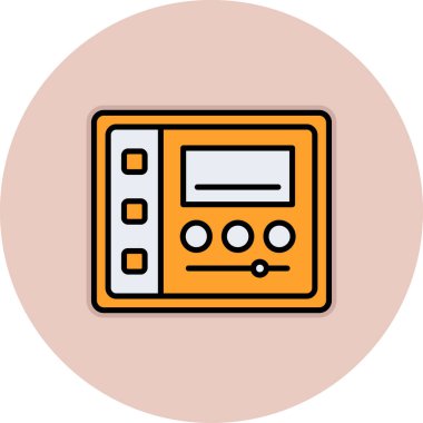 Web simgesi vektör illüstrasyonu