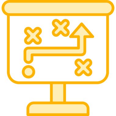 iş stratejisi strateji simgesi - özet biçimi