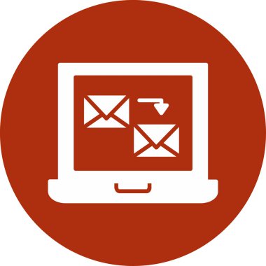 E- posta simgesi vektör illüstrasyonu