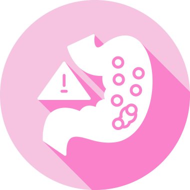 Pembe arkaplanın vektör çizimi