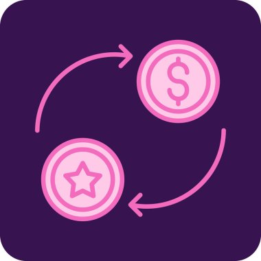 Dolar simgesi, vektör illüstrasyonu