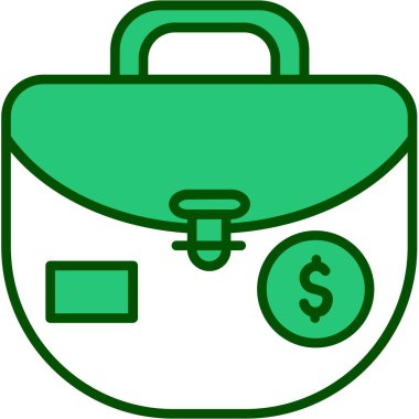 iş yönetimi kategorisinde çanta evrak çantası iş simgesi