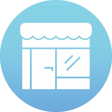 Modern yapı simgesinin vektör illüstrasyonu