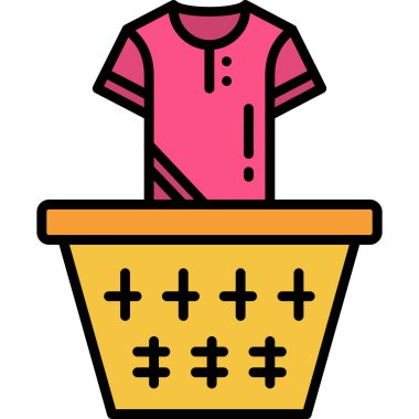 giysi simgesinin vektör illüstrasyonu