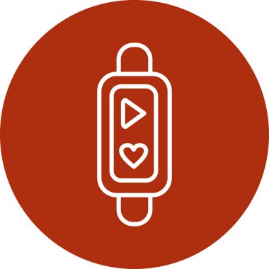 Benzersiz akıllı saat vektör simgesi