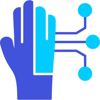 el simgesi vektör illüstrasyonu