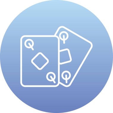 Oyun simgesinin vektör illüstrasyonu