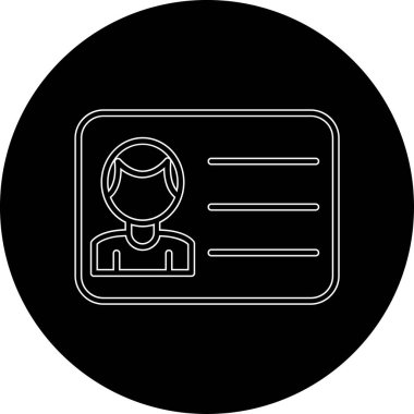 Bir kadın simgesinin vektör illüstrasyonu