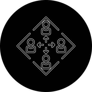 seo modern simgesinin vektör illüstrasyonu