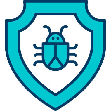 Böcek. Web simgesi basit illüstrasyon