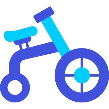 Bisiklet. Web simgesi basit illüstrasyon