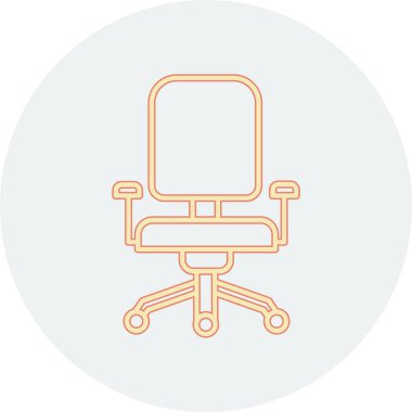 sandalye simgesi çizimi