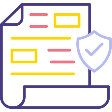 kontrol listesi simgesi, vektör illüstrasyonu