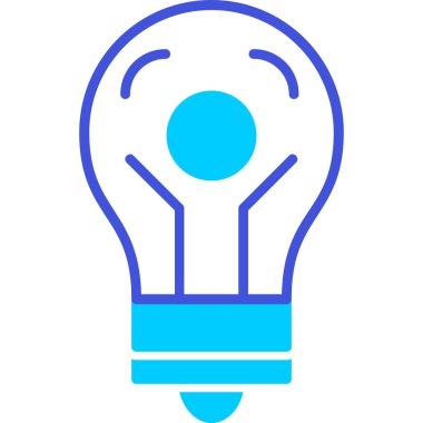 Bir fikrim var. Web simgesi basit illüstrasyon