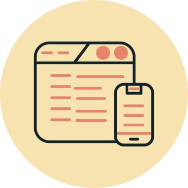 Modern eğitim ikonunun vektör illüstrasyonu