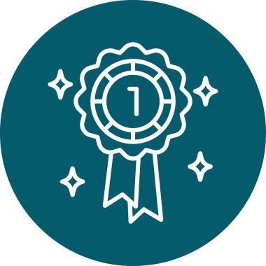 Bir kupa simgesinin vektör illüstrasyonu