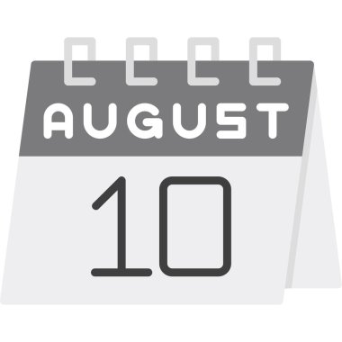 Takvim simgesi tasarımı, vektör illüstrasyonu