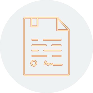 kağıt simgesi vektör illüstrasyonu