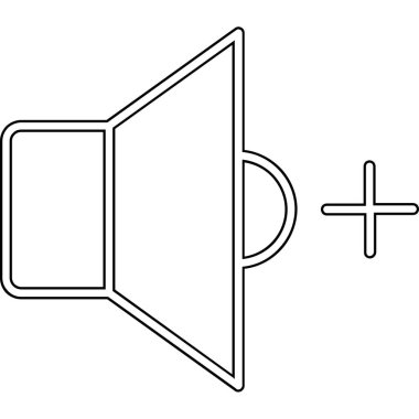 Megafon ikonlu hoparlör