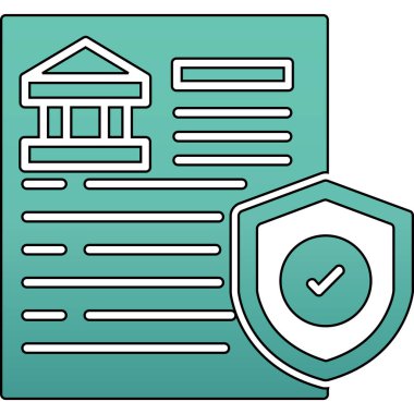 Banka binası simgesi vektör illüstrasyonu