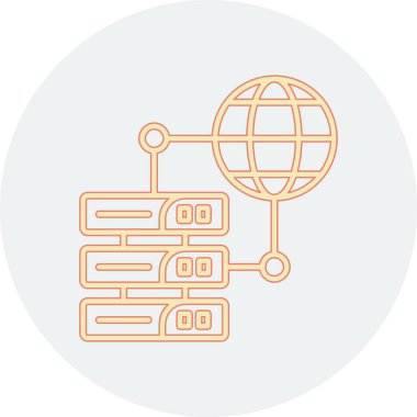 küresel ağ. Basit tasarım