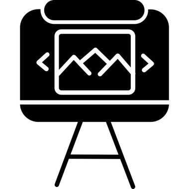 bilgisayar ekranı simgesi, basit biçim