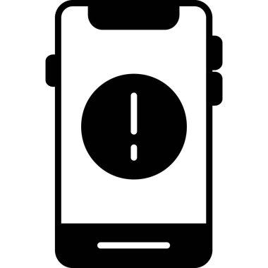 akıllı telefon simgesi vektör illüstrasyonu