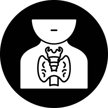 İnsan organ simgesinin vektör illüstrasyonu