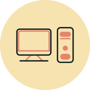 Modern simgenin vektör illüstrasyonu