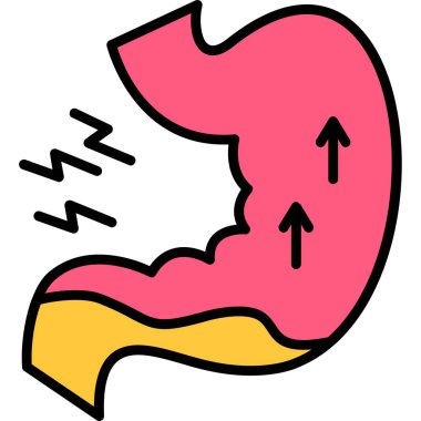 Midem. Web simgesi basit illüstrasyon