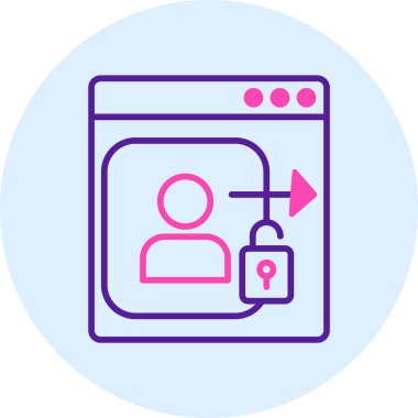 tarayıcı web simgesi basit tasarım