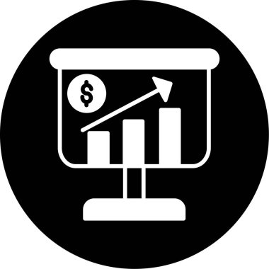 grafik ikonu vektör illüstrasyonu