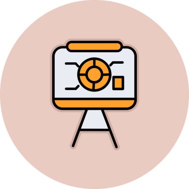 kamera simgesi vektör illüstrasyonu