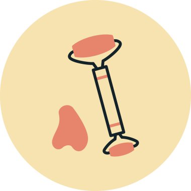 Kemik. Web simgesi basit illüstrasyon