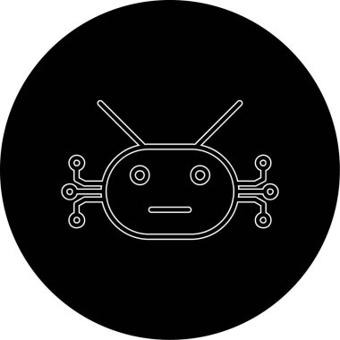 Modern simgenin vektör illüstrasyonu