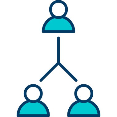 İş ve finans simgesinin vektör illüstrasyonu